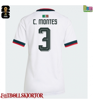 Mexiko Cesar Montes #3 Bortatröja Dam VM 2026 Kortärmad